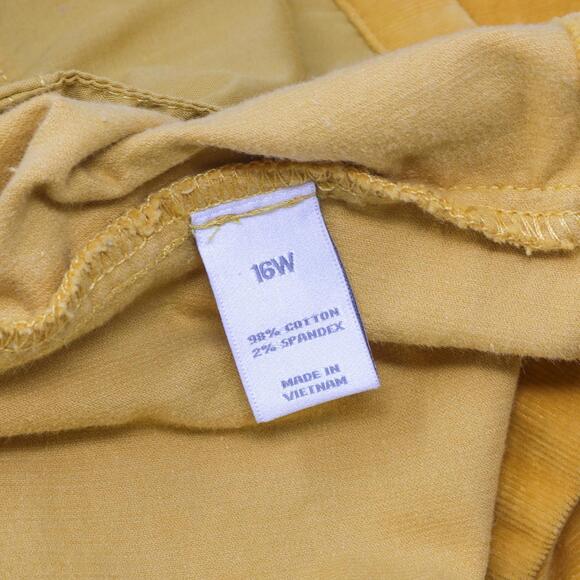 Vintage Mustard Yellow Corduroy Blazer Jacket by Fashion Bug Women’s Plus 16W - Picture 6 of 6